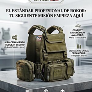 CHALECO TACTICO MODELO SWAT-2026 - MARCA ROKOR